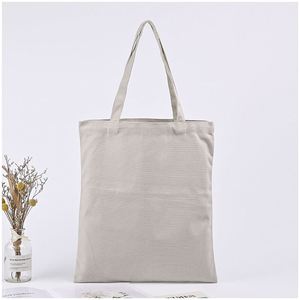 Bolsa de Hombro Minimalista de Gran Capacidad con Estampado de Logotipo Personalizado, Bolsas de Mano Gráficas de Dos Tonos de Lujo en Lona de Algodón - Product Image 6