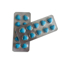 Pilule de puissance masculine à base d'extraits végétaux, 500 mg, comprimé bleu, taux de réachat élevé