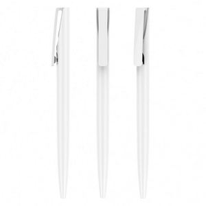 Stylo bille promotionnel personnalisé en plastique de 1,0 mm, fin, à mécanisme rotatif, pour cadeaux d'hôtel, vente en gros - Product Image 2