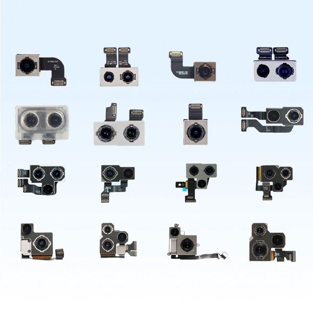 Original Back Camera for iPhone Repair Parts Rear Camera Flex Cablefor Iphone X Xs Xr Xs Max  11 12 13 14 Pro Max Series
