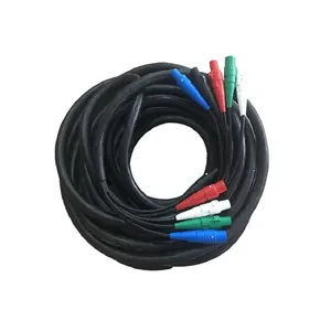 35/50mm Camlock feeder cable fan out power cable with 400A powerlock connectors and 400A camlock connector