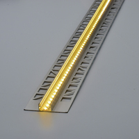 Solution d'éclairage minimaliste, bande LED, profilé en aluminium en forme de U, kit de profilés en aluminium