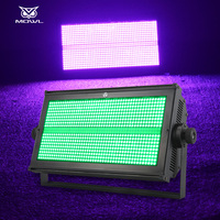Pack de 10 Lumières de Scène DJ à Effet Stroboscopique et Wash LED RGB DMX 280W (960 LED) à 8+8 Segments avec Flight Case