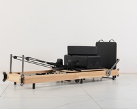 Machine de Pilates pliable en bois de chêne LUMINE, portable, réglable, durable, écologique, entraînement complet à domicile