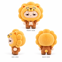 OEM ODM Personnalisé, Vente en gros d'usine de peluches douces sur le thème du zodiaque, Lion (Léo) du zodiaque, animaux en peluche et poupées en peluche de personnages originaux inspirés de livres