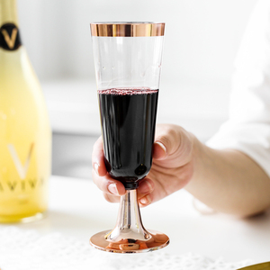 Custom Best Quality 5 Oz Ps Hard Plastic Champagne Wine Glasses