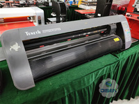 Machine de découpe graphique rouleau à rouleau d'occasion pour bâches PVC, vinyle, autocollants et décalcomanies, 720 mm, Teneth
