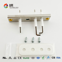 Electrodo de encendido con sensor de llama para caldera de pared de condensación Bosch, piezas de encendedor cerámico para caldera de gas 87186649200
