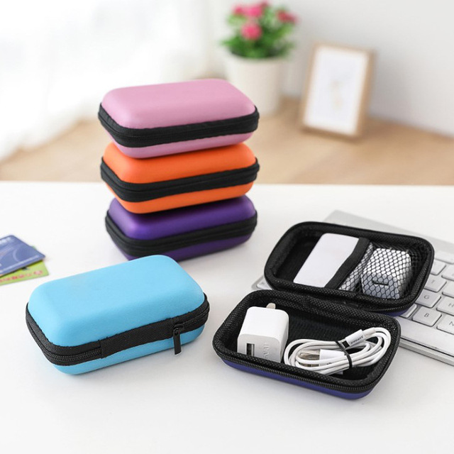 Mini Multifunctional Digital Organizer Bag Portable Travel Pouch for Power Bank Data Cable USB Flash Drive and Earphones Storage