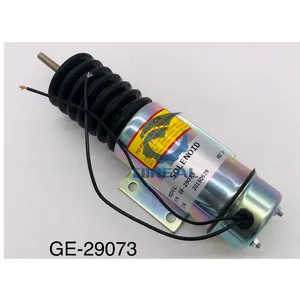 Elektrische Onderdelen Van Graafmachine Stoppen Magneetventiel Flamenout Magneetventiel 12vdc-Genie 29073 Solenoïde Gasklep Voor Kubota-Deutz