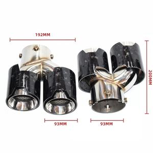 Bmw G20 G21 G23 G42 M240i M340i M440i <span class=keywords><strong>M</strong></span> Prestatie Roestvrij Staal Zilveren Uitlaat Tips Gesmeed Koolstofvezel Demper Tips - Product Image 2