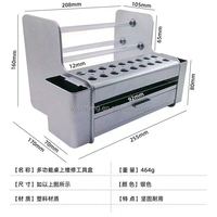 Boîte de rangement pour outils de fabrication de bijoux, boîte de rangement pour outils de réparation de téléphones portables, organisateur de composants, support pour tournevis, support de rangement pour pièces