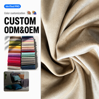 Tissu de canapé en velours Performance, résistant aux taches |   Tissu en velours pour ameublement, couleur riche et résistante, pour fabricants de meubles