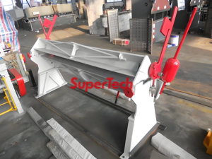 Presse plieuse manuelle Supertech WH06, longueur <span class=keywords><strong>de</strong></span> pliage 1300 mm, idéale pour la fabrication <span class=keywords><strong>de</strong></span> métaux fins à un bon prix - Product Image 2