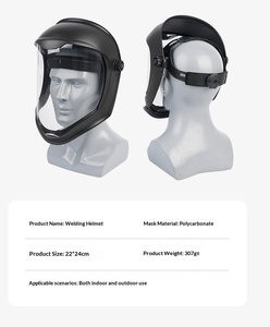 Customized Reusable Plastic Cool Beauty Dot Motorcycle Helmets <strong>with</strong> Face <strong>Masks</strong> OEM LOTO <strong>Respirators</strong> &amp; <strong>Masks</strong> - Product Image 2