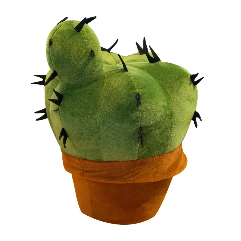 Vente en gros Ornements créatifs de cactus de simulation Jouet en peluche Poupée Cactus Cadeau pour la maison