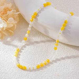 Collar de joyería de moda para mujer Cuentas de piedra natural para caja de regalo de fiesta incluida - Product Image 3