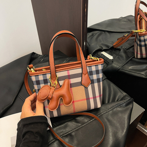 Nuova Borsa a Secchiello <span class=keywords><strong>da</strong></span> Donna in PU, Stile Occidentale alla Moda, Chiusura Magnetica Geometrica, Minimalista, a Spalla o Tracolla, Grande.348 - Product Image 1