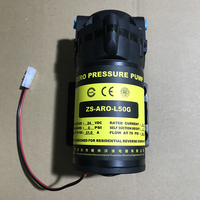 Pompe à eau à diaphragme pour machine à eau domestique, série 50GPD 75GPD 100GPD 200GPD 400GPD RO, rehausseur automatique à aspiration