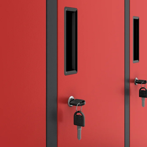 Tủ khóa thép nặng 10 ngăn có khóa tự đóng cửa 68-111 LB dung tích để lưu trữ trường học - Product Image 5