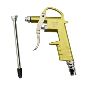 Rewin Adjustable Air Dust Blowing Gun Pneumatic Tools Cleaning Tool Metal Sweeping Dust Cleaner with Extendable Nozzle