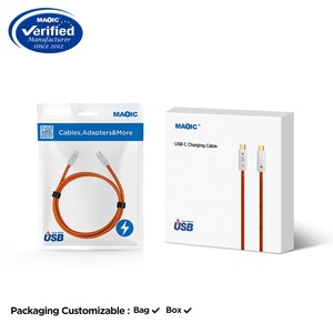 USB5 <span class=keywords><strong>Thunder</strong></span> 5 80Gbps 240W 16K 8K USB Type-C สายชาร์จเร็ว USB Type C 5.0 USB สาย USB4สำหรับ Thunderbolt 5 4 3 - Product Image 5