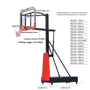 2024 professionnel adulte intérieur entraînement <span class=keywords><strong>basket</strong></span>-ball support nouveau extérieur <span class=keywords><strong>Dunk</strong></span> enterré <span class=keywords><strong>basket</strong></span>-ball cerceau réglable jante pour les enfants - Product Image 3
