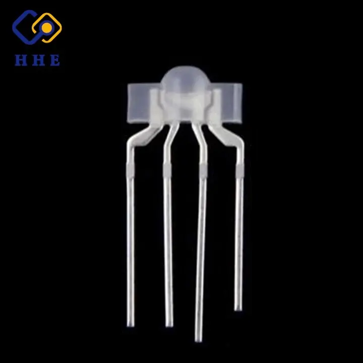 Diode Led RGB 3Mm 2.54 4 Pin Baru untuk Keyboard