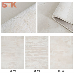Alfombra Moderna Saishang con Relieve Tallado de 13mm de Grosor, Diseño <span class=keywords><strong>Post</strong></span>-Impresionista de Cézanne con Bloques de Color al Óleo y Pinceladas Impastadas - Product Image 2