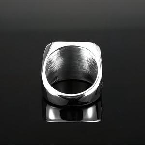 Men's Stainless Steel <b>Ring</b> Freemason Skull Hip Hop Geometric Design Gift Jewelry - Product Image 3