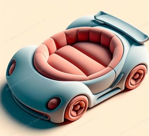Cuccia <span class=keywords><strong>per</strong></span> Animali Domestici a Forma di Auto, Tappetino Invernale Riscaldante <span class=keywords><strong>per</strong></span> <span class=keywords><strong>Gatti</strong></span> e Cani, Sacco a Pelo - Product Image 2