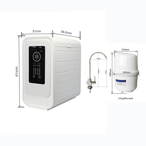 Purificador de Agua Doméstico de Ósmosis Inversa de 100 GPD, Sistema de Filtro de Agua con Filtro de <span class=keywords><strong>Bayoneta</strong></span>, Purificador de Agua con Tanque, Filtro Alcalino - Product Image 1