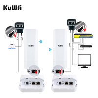 Prix Usine Pont Wi-Fi Gigabit CPE Extérieur Point à Point Sans Fil 5G 900 Mbps avec Antenne à Gain Élevé 14 dBi pour Portée de 5 km