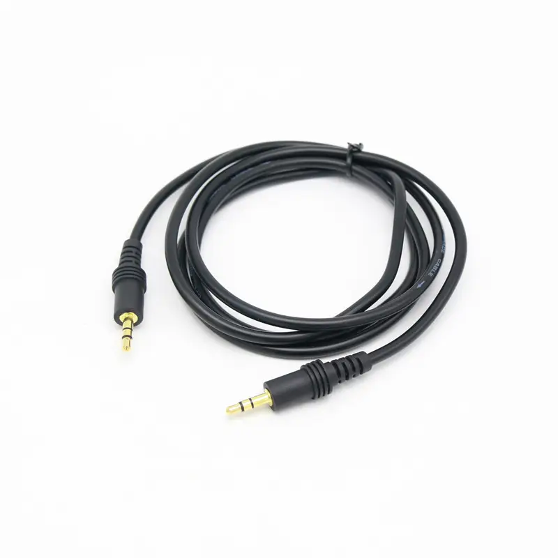 Factory Price 3.5 mm Male To Male Headphone Audio Extension Cable For Speaker Car Home Stereos Phone MP3 Aux Cable Cord