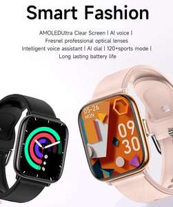 Montre connectée Dafit T59 AI avec écran AMOLED de 1,75 pouce, étanchéité IP68, lecture de l'oxygène sanguin, boussole, nouvelle mesure du rythme cardiaque, affichage de la lumière rouge - Product Image 2