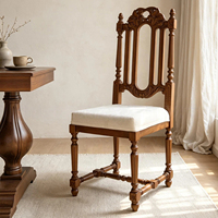 Chaise de salle à manger moderne en bois massif, écologique et durable, pour usage domestique