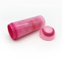 Bouteille d'eau sport fitness colorée en PP sans BPA, avec marqueur de motivation, pour boire directement, compatible lave-vaisselle