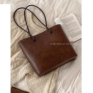 2025 <span class=keywords><strong>Hand</strong></span>-Einkaufstasche für Frauen im koreanischen Stil Kleine, vielseitige Umhängetasche mit großer Kapazität PU New Autumn Winter - Product Image 2