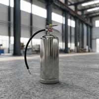 Extincteur à eau en acier portable avec temps de décharge de 15 à 30 secondes, classe de performance incendie A