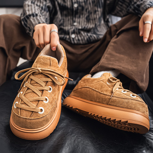 Chaussons d'hiver personnalisés 2026 pour hommes et femmes avec logo, chaussures plates <span class=keywords><strong>femme</strong></span>, pantoufles marron, pantoufles pour l'hiver - Product Image 6