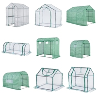 Mini serres de jardin en plastique pour serres avec cadre