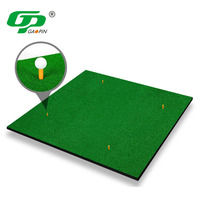 Tapis de frappe de golf professionnel en nylon 66 de 1,5 m x 1,5 m pour simulateur d'entraînement en intérieur et en extérieur, idéal pour la vente en gros sur mesure