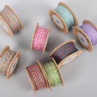 Bracelet personnalisé en coton macramé 100% fait main, 1,0 mm, 18 brins, pour la fabrication de bijoux
