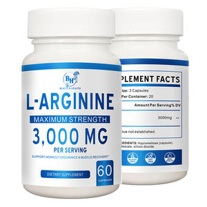 Cápsulas de L-arginina más vendidas, fórmula de fuerza máxima, soporte físico, suplemento dietético deportivo - Product Image 6