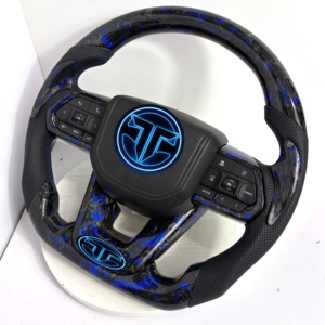 Volant <span class=keywords><strong>sport</strong></span> en cuir forgé et fibre de carbone pour Civic Prado Land Cruiser Camry <span class=keywords><strong>Corolla</strong></span> <span class=keywords><strong>GR</strong></span> LC300 LC200 LC105 - Product Image 2