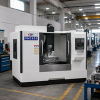 Centre d'usinage et de perçage CNC VMC855 avec déplacement de 800x550x550mm et table de travail de 1000x550mm pour pièces en aluminium filetées
