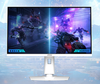 Monitor LCD Gaming MAG274QRFW X32 27-inci 2K 60Hz IPS yang Dapat Diputar dan Tingginya Dapat Disesuaikan, Waktu Respons 1ms, 99% SRGB Putih