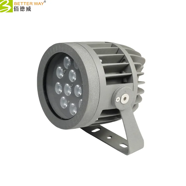 Lampu Sorot Led 360 Derajat Bentuk Bulat 18W, Lampu Sorot Led Keren Putih 2200K Rumah Aluminium Lampu Sorot Luar Ruangan 24W