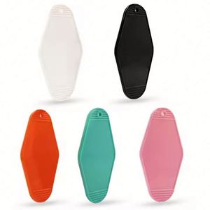 Design Designs <b>Custom</b> Blank Hotel <b>Keychains</b> Vintage Style Motel Plastic <b>Keychains</b> - Product Image 5