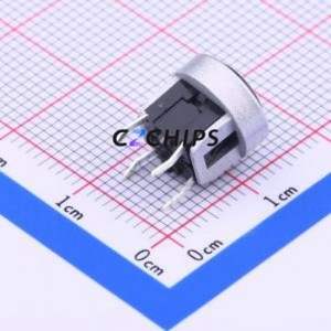 ML6-H4KA2VA Tactile Switch Through hole Component (THT) Switch Single Pole Single Throw Round Button Through Hole 9.9mm - Product Image 2